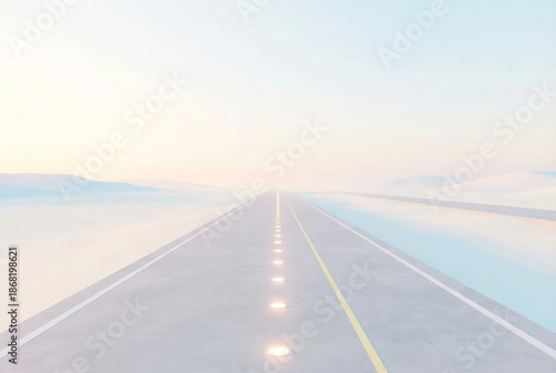 Straight Road Towards Bright Horizon