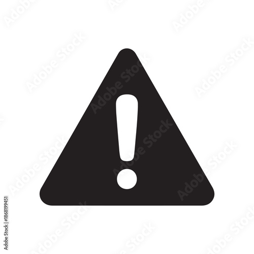 Warning symbol triangle with exclamation mark alert sign caution danger alert icon