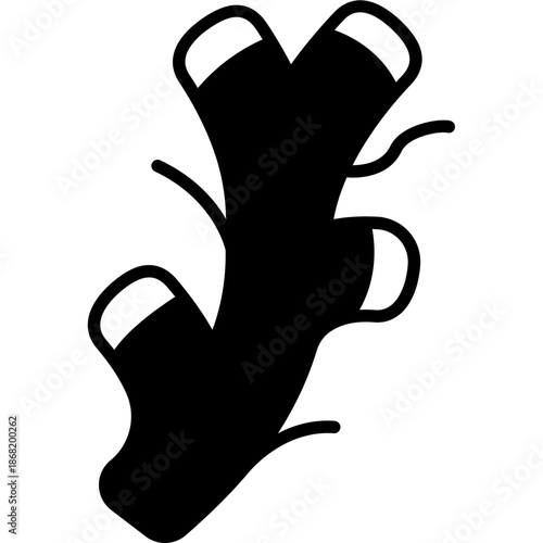 Blood Vessel Anatomy Fill Icon: Circulatory System and Medical