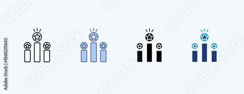 Competitive Advantage Outline Icon