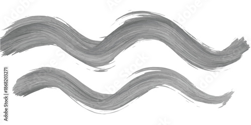 Black and white mustache design with smoke flow illustration features a vector art pattern and curve line element on a white backdrop wallpaper for web banner style decoration