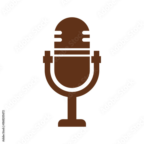 Vintage Microphone Icon