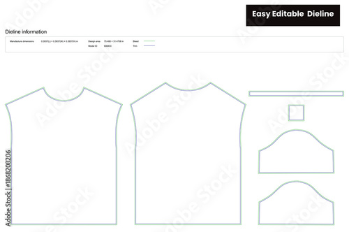 oversized t shirt  dieline template box dieline die lines packaging custom dieline  box cardboard box dieline pizza box dieline printable product packaging layout,