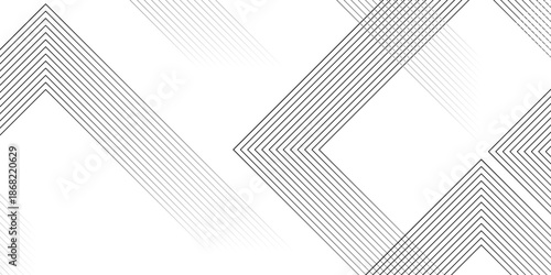 Fototapeta Abstract gradient color strips geometric lines on white background with luxury shapes motion strip