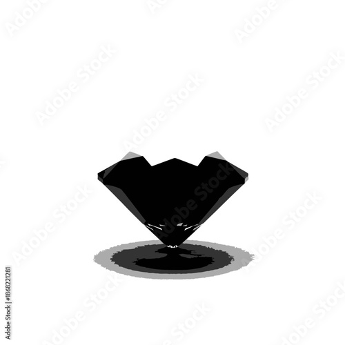 diamond isolated on white