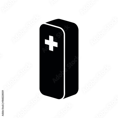 Medical Box Icon – Flat Minimal First Aid Symbol
