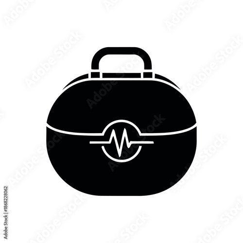 Medical Box Icon – Flat Minimal First Aid Symbol