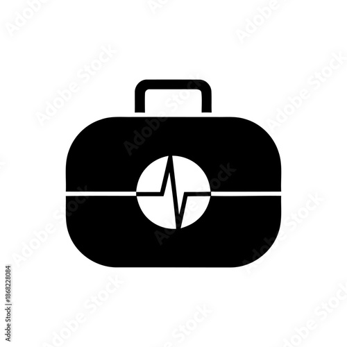 Medical Box Icon – Flat Minimal First Aid Symbol