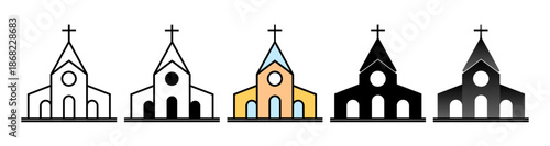 Church Icon Element For Design.