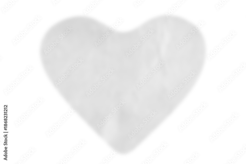 Fototapeta premium paper heart on a transparent background