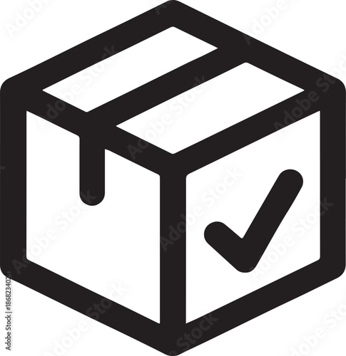 checked package box icon