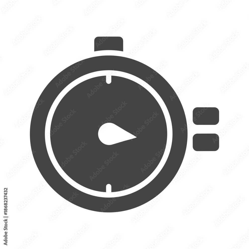 Obraz premium Timer Icon Vector Illustration