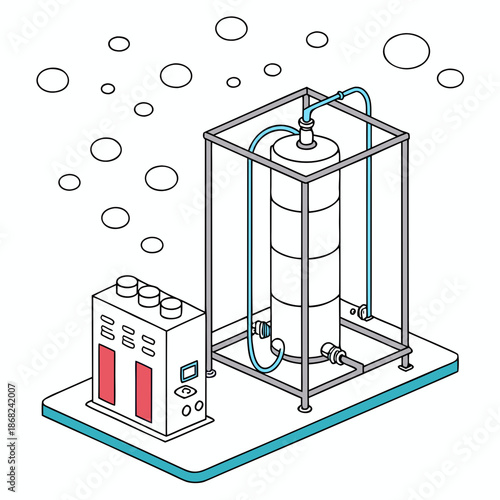 Industrial Underwater Hydrogen Production System Using Seawater Electrolysis for Green Energy