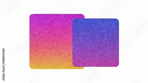 Abstract gradient blocks with speckled texture