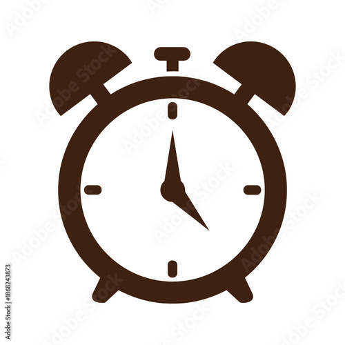 Alarm Clock Icon Vector Illustration