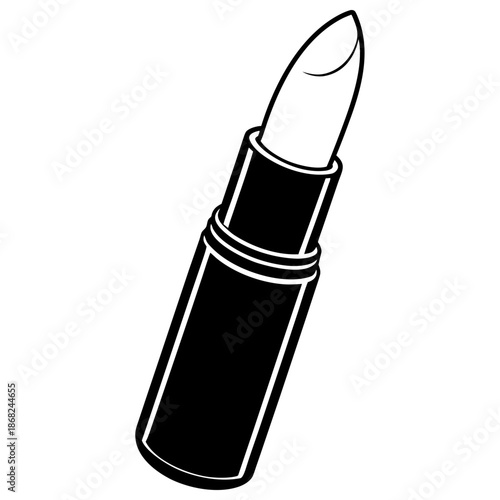 Lipstick line art vector