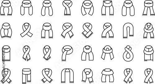 A collection of cartoon astronauts wearing different ribbon awareness symbols on their suits