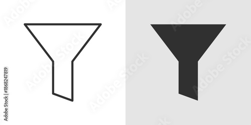 Filter Icon representing sorting, refining, and data selection processes.