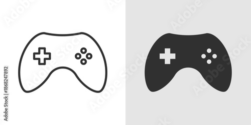 Game Controller Icon representing gaming, interactive entertainment, and player control.