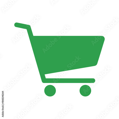 Green Shopping Cart Icon
