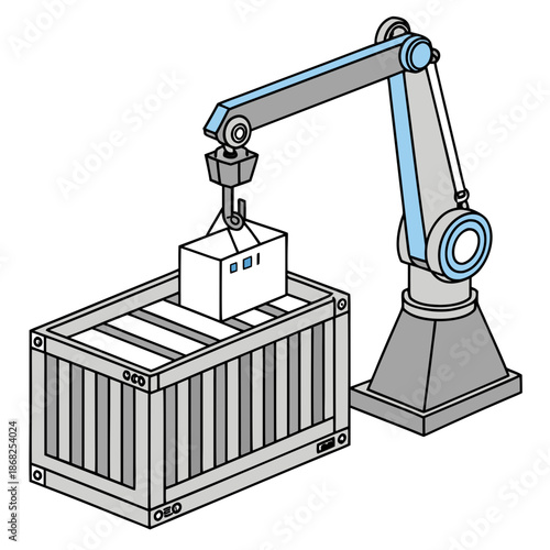 Smart Port Container Handling Robot for Automated Maritime Logistics and Freight Operations