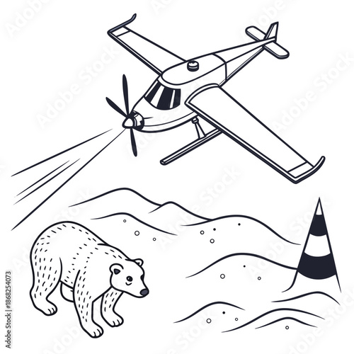 Autonomous Ice Monitoring Drone for Polar Oceans and Climate Change Research Exploration