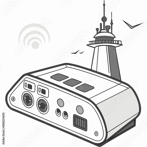 Marine AI-Powered Collision Avoidance Sensor Unit for Enhanced Vessel Safety and Smart Navigation