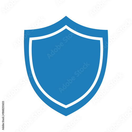 Free Download Blue Shield Logo Vector Illustration - GFXLoad
