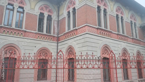  Historic worker village of Crespi d'Adda, Bergamo, Italy.