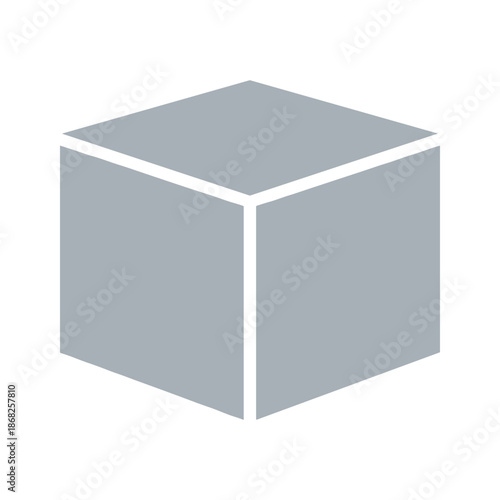 Simple 3D Cube Illustration