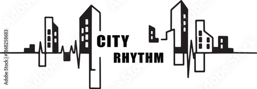 Urban Cityscape with Rhythm and Modern Architecture Design
