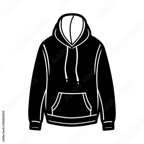 vector illustration of a winter coat