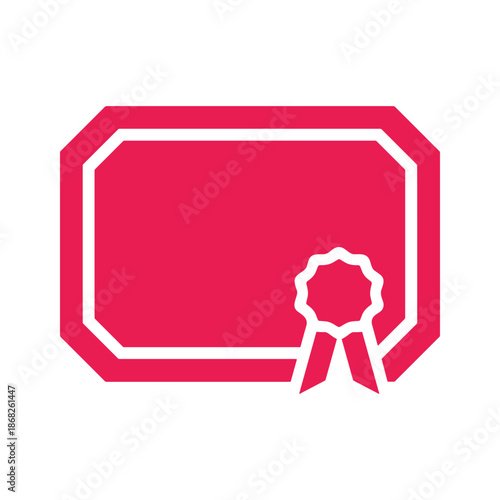 Certificate Icon Vector