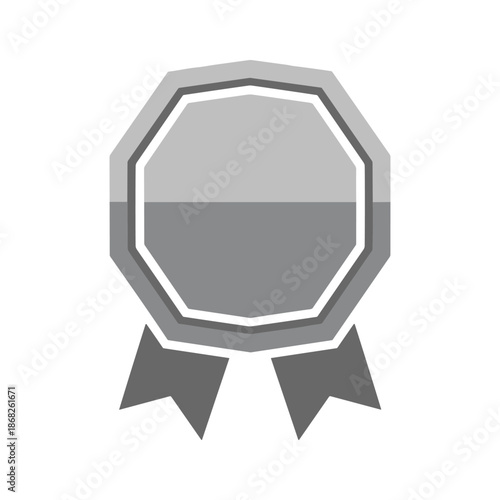 Gray Badge Icon