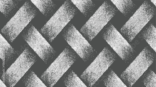 Monochrome abstract background featuring a finely woven basketweave pattern with a subtle texture and a repeating diagonal arrangement creating a visual flow
