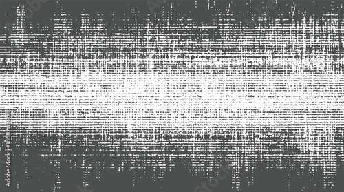 Detailed dark gray horizontal lines and dots creating a distressed textured background with a vintage grunge aesthetic overlays