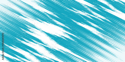 Dots halftone white and blue color pattern gradient grunge texture background. Dots pop art comics sport style vector illustration. vector grunge and dot. eps 10