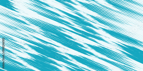 Dots halftone white and blue color pattern gradient grunge texture background. Dots pop art comics sport style vector illustration. vector grunge and dot. modern