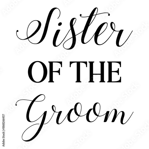 Happy Bridal Party Wedding Characters Set Vector Illustration