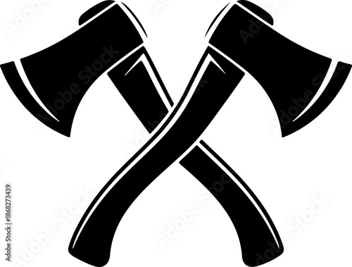 Woodcutter Axe Tool silhouette vector illustration