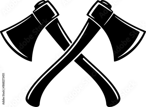 Woodcutter Axe Tool silhouette vector illustration