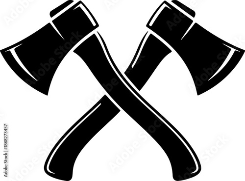 Woodcutter Axe Tool silhouette vector illustration