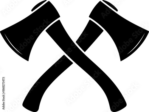Woodcutter Axe Tool silhouette vector illustration