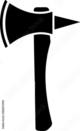 Woodcutter Axe Tool silhouette vector illustration