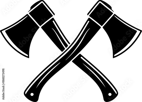 Woodcutter Axe Tool silhouette vector illustration