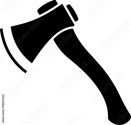 Woodcutter Axe Tool silhouette vector illustration