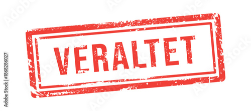 VERALTET, OBSOLETE grunge stamp