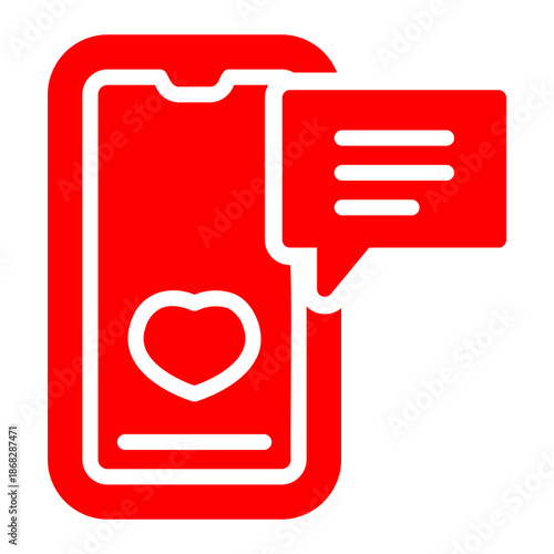 romantic communication icon