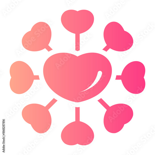 rotating heart icon