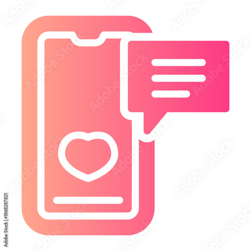 romantic communication icon
